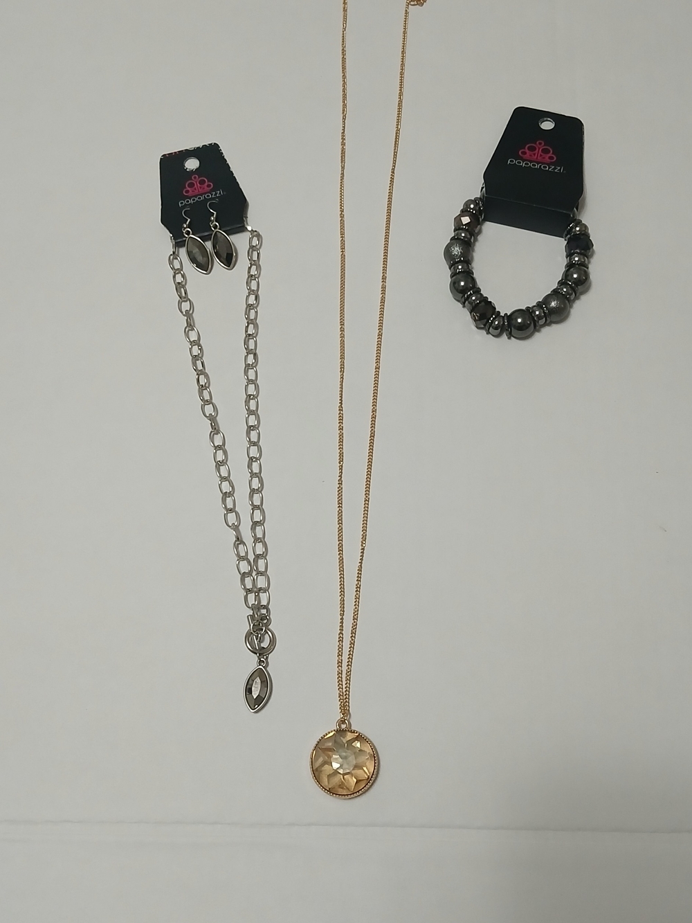 Lot Of 3 Paparazzi Jewelry